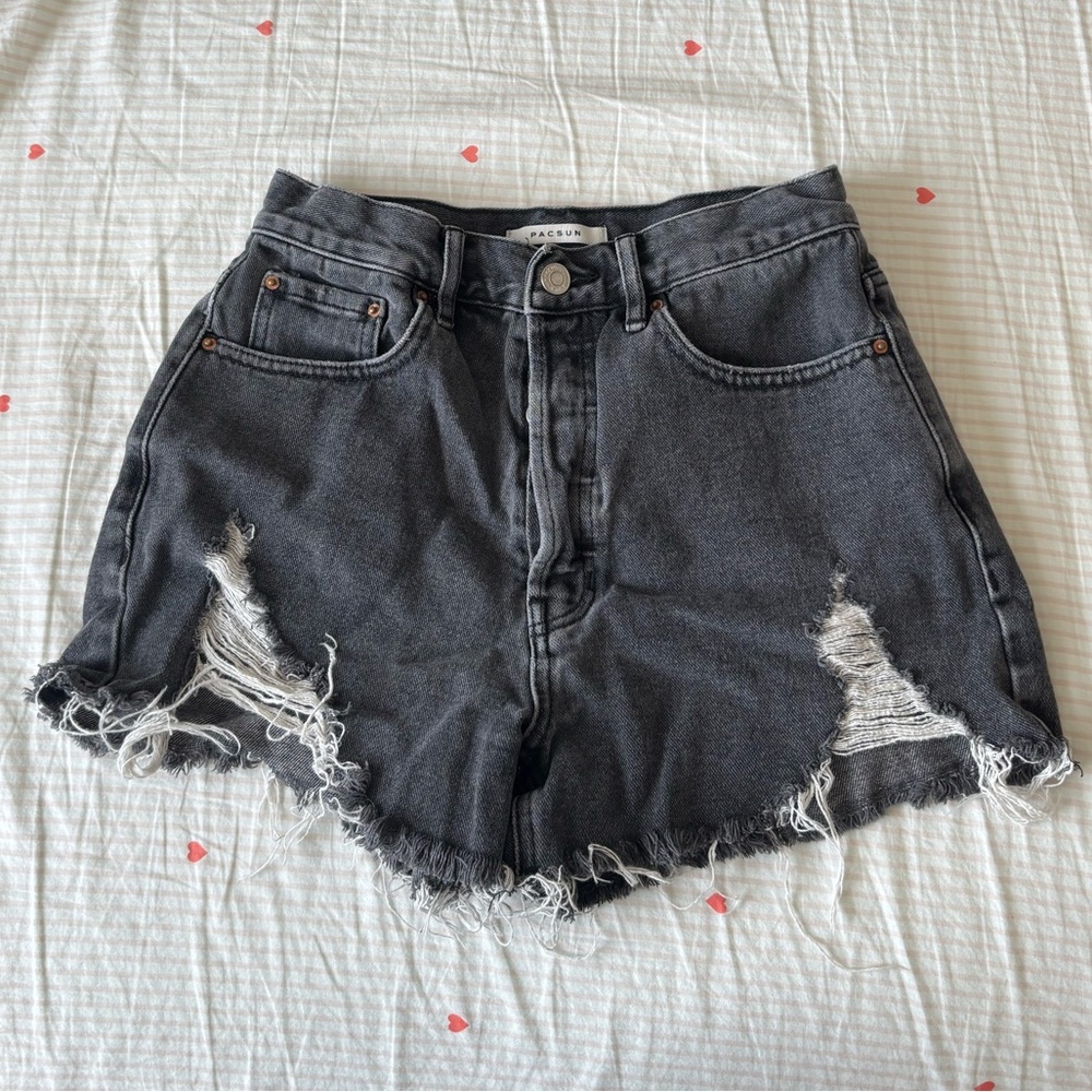 pacsun denim shorts